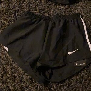 Nike track shorts!